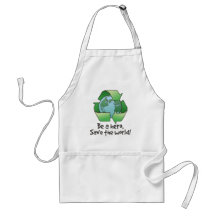 Sea un héroe, recicle el delantal del Bbq