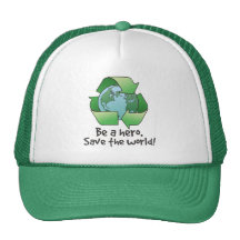 Sea un héroe, recicle el gorra del camionero