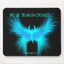 SEA YE TRANSFORMADO… Mousepads religiosos Tapetes De Ratones