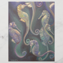 seahorses flyer personalizado