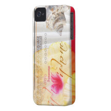 Seashell Flower Case iPhone iPhone 4 Cárcasa