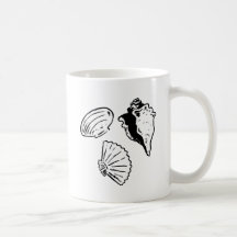 seashells taza de café