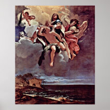 Sebastiano Ricci - la apoteosis de un santo Poster
