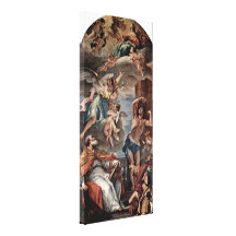 Sebastiano Ricci - Maria Gloria Impresiones En Lona