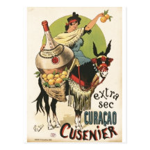 "Sec adicional. Anuncio de Curaçao Cusenier" Lique Postales