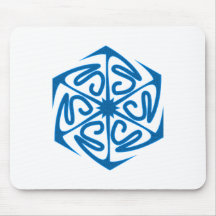 Sechseck Hexagon Ornament Mauspad