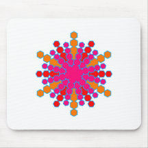 Sechseck Hexagon Ornament Mauspads