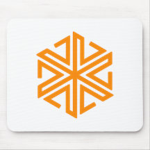 Sechseck Hexagon Ornament Mousepad