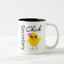Secretaria Chick Tazas De Café