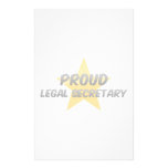 Secretaria legal orgullosa papeleria