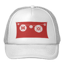 Secuencia del copo de nieve gorro de camionero