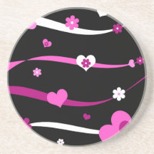 Secuencias del amor posavasos personalizados