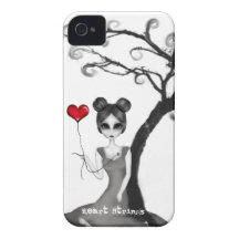 Secuencias del corazón iPhone 4 Case-Mate protector