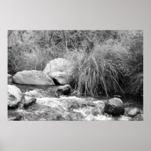 Sedona poster negro y blanco de Arizona
