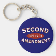 Segunda enmienda Est. 1791 Llaveros Personalizados
