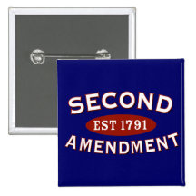 Segunda enmienda Est. 1791 Pins