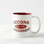 Segunda enmienda Est 1791 Taza De Café
