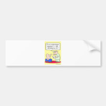 segundo esperanto del doctor del pez gordo de la o etiqueta de parachoque