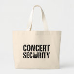Seguridad del concierto bolsas