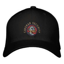 SEGURIDAD DEL HOMBRE DE LAS CAVERNAS GORRA DE BEISBOL