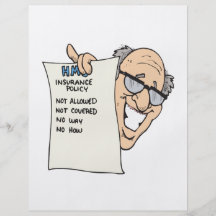 Seguro médico tarjeta publicitaria