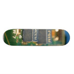 Seis circuitos de microprocesadores de ordenadores tablas de skate