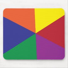 seis cojines de ratón de los colores tapete de ratones