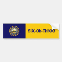 Seis-Oh-Tres represente Pegatina De Parachoque