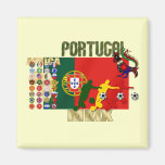 Selecção Portuguesa - 32 Paises Futebol Arte Iman Para Frigorífico