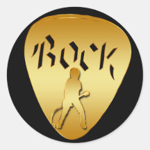 SELECCIÓN DE LA GUITARRA DE LA ROCA DEL ORO ETIQUETA