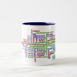 Selección-uno-Palabra de N.Y.E Tazas De Café
