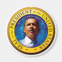 Sello 2009 de presidente Barack Obama Imán