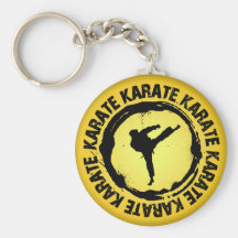 Sello agradable del karate llavero personalizado