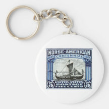 Sello americano de los 1925 nórdises llavero