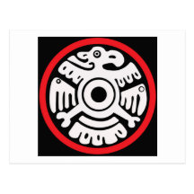 SELLO AZTECA TARJETAS POSTALES