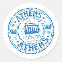 Sello de Atenas Pegatina