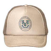 Sello de Connecticut Gorras