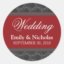 Sello de la invitación del boda del arándano del d etiquetas  