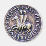SELLO DE LOS CABALLEROS TEMPLAR IMÁN DE NEVERA