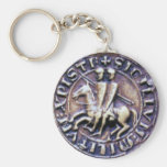 SELLO DE LOS CABALLEROS TEMPLAR LLAVEROS PERSONALIZADOS