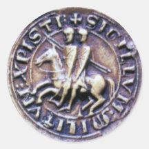 SELLO DE LOS CABALLEROS TEMPLAR PEGATINAS  