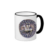 SELLO DE LOS CABALLEROS TEMPLAR TAZA DE CAFÉ