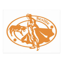 Sello de Sevilla Postales