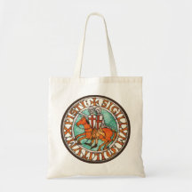 Sello de Templar de los caballeros Bolsas De Mano