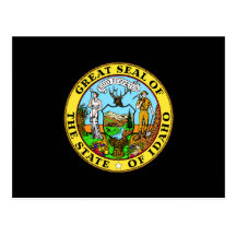 Sello del estado de Idaho Tarjetas Postales