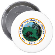 Sello del estado de Indiana Pin