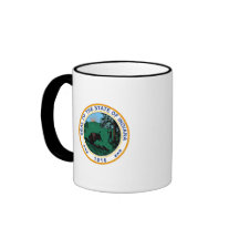 Sello del estado de Indiana Taza