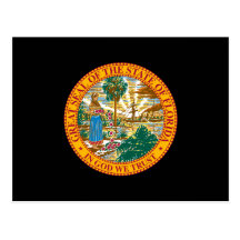 Sello del estado de la Florida Tarjetas Postales