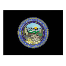 Sello del estado de Nevada Tarjetas Postales