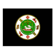 Sello del estado de Puerto Rico Tarjeta Postal
